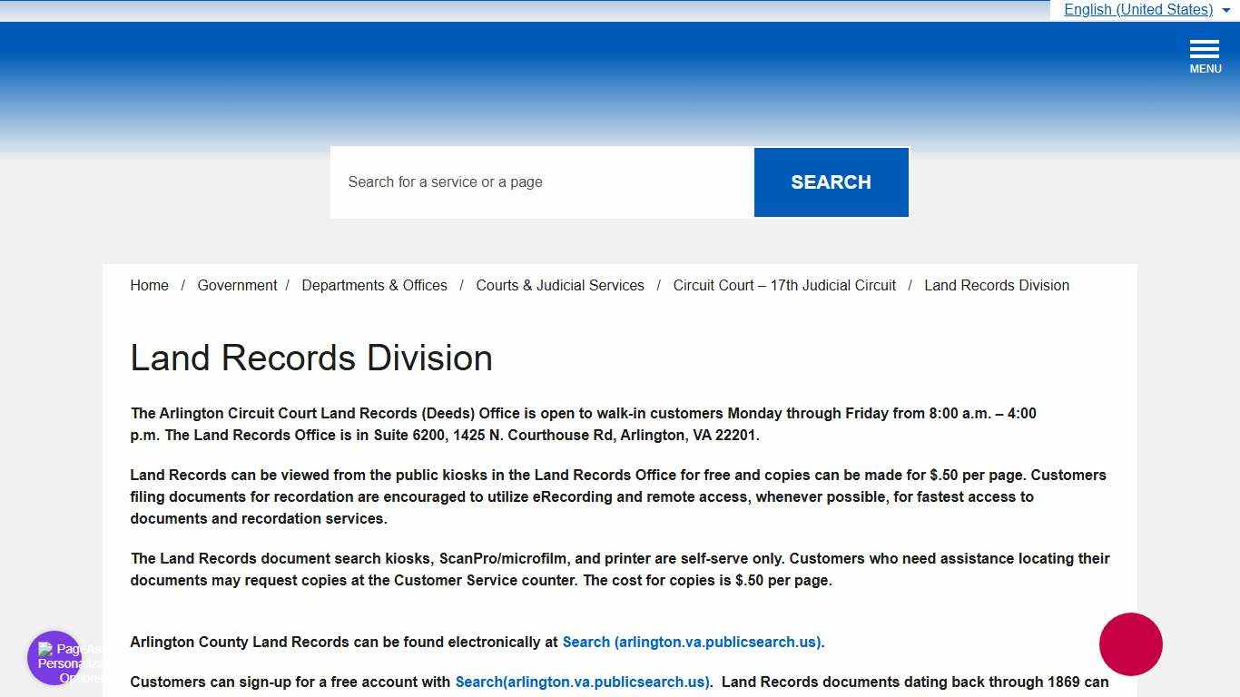Land Records Division – Official Website of Arlington County Virginia Government